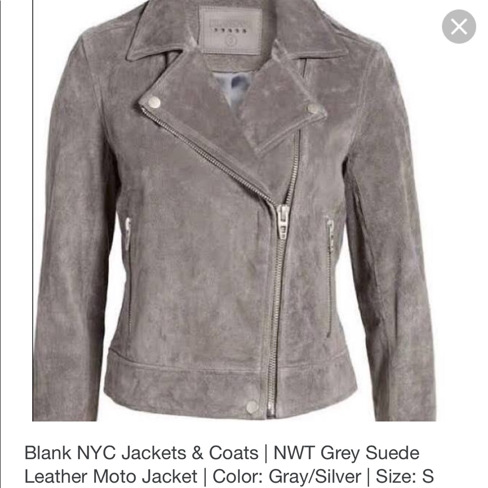 Blank NYC Suede Moto Jacket